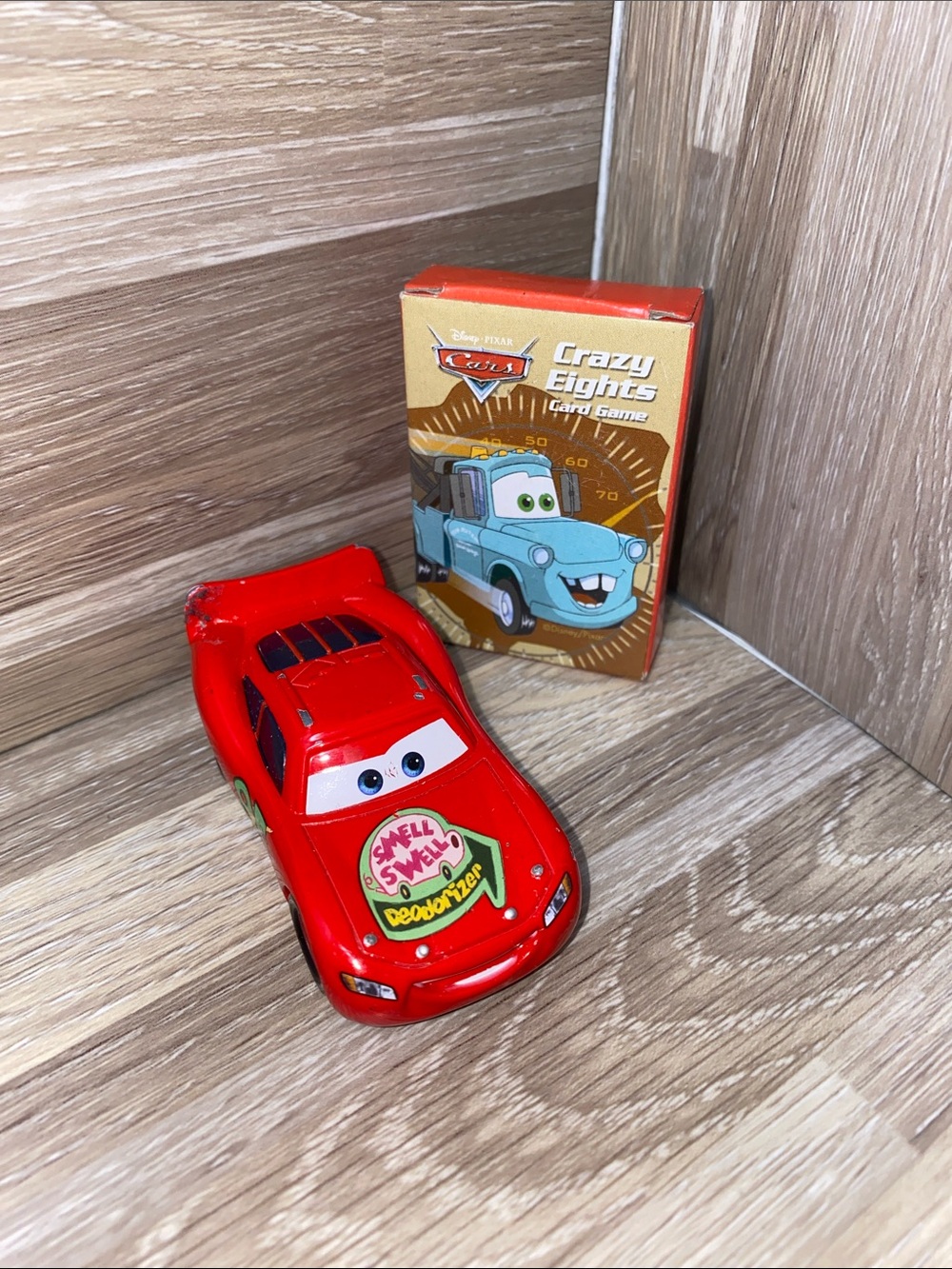 Disney Red Lightning McQueen Toy Car with Decal